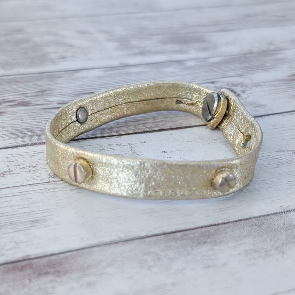 Gold Tone Bracelet - GB Brand - Condition Issues